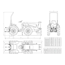 Cabrio Comfort_rozmery