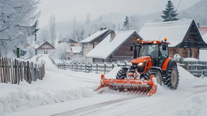 Mach&aacute;ček-Drnholec servis traktorů na zimu