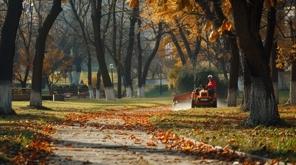 Mach&aacute;ček &uacute;držba zelen&yacute;ch ploch